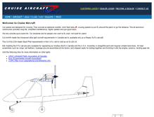 Tablet Screenshot of cruiseaircraft.com